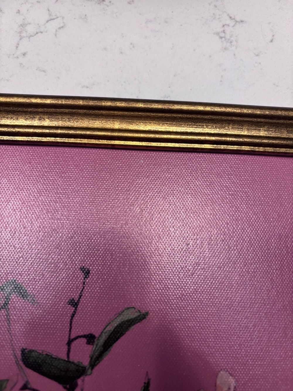 Framed Pink Floral Wall Art - Picture 4 of 7